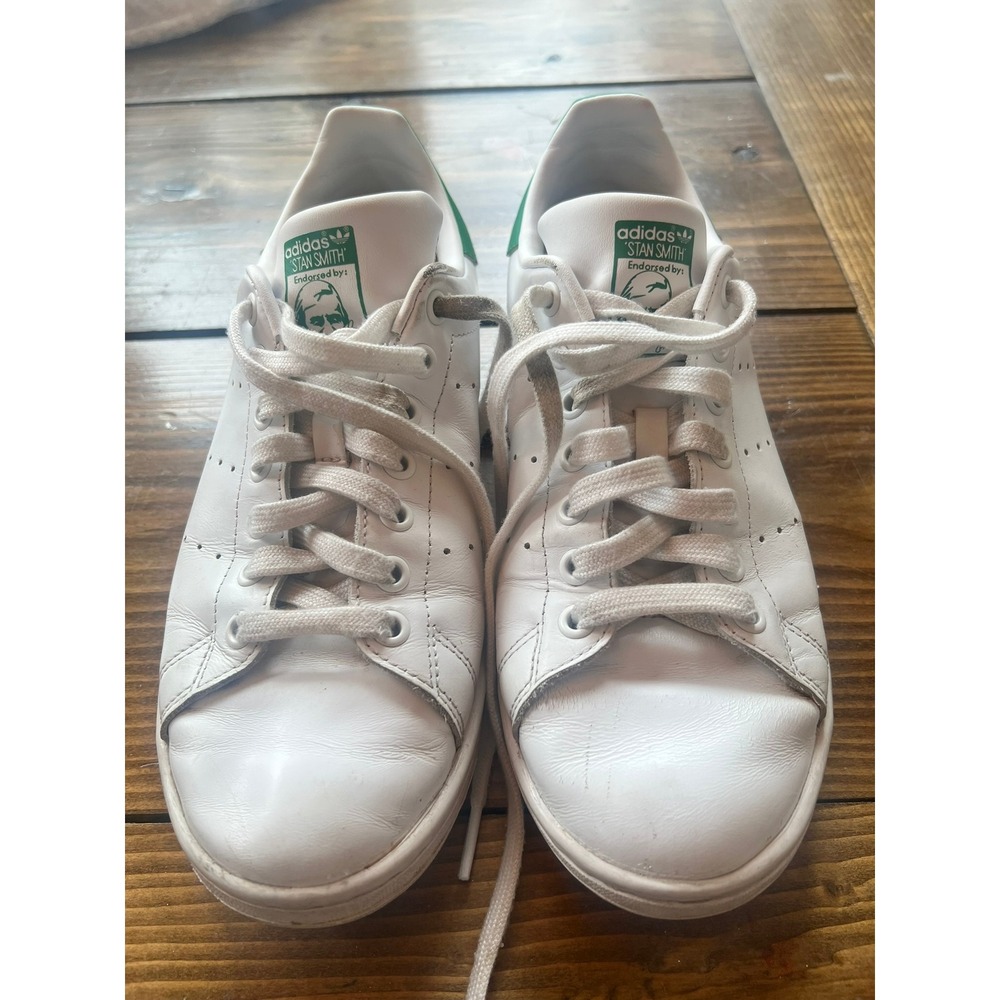 Adidas Superstar Foundation White Black Leather Sneakers B24105 Mens 8 Women 9